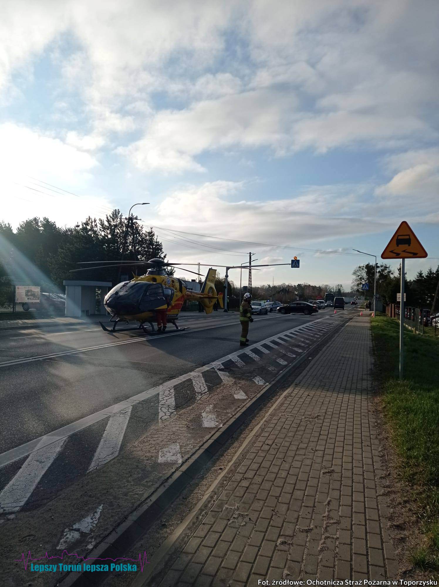 wypadek w Złej Wsi Wielkiej DK80