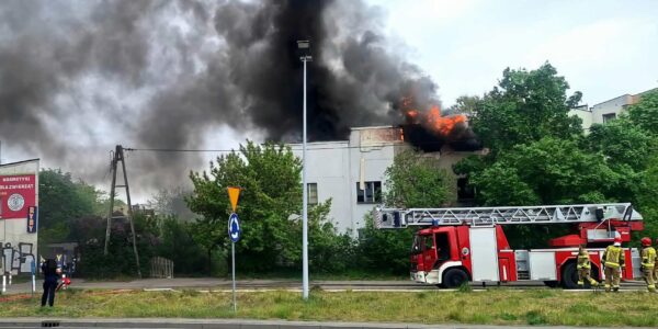 pożar Toruń Wybickiego