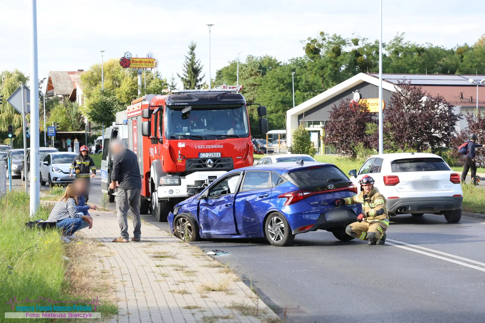 Kolizja autobusu MZK Kaszczorek