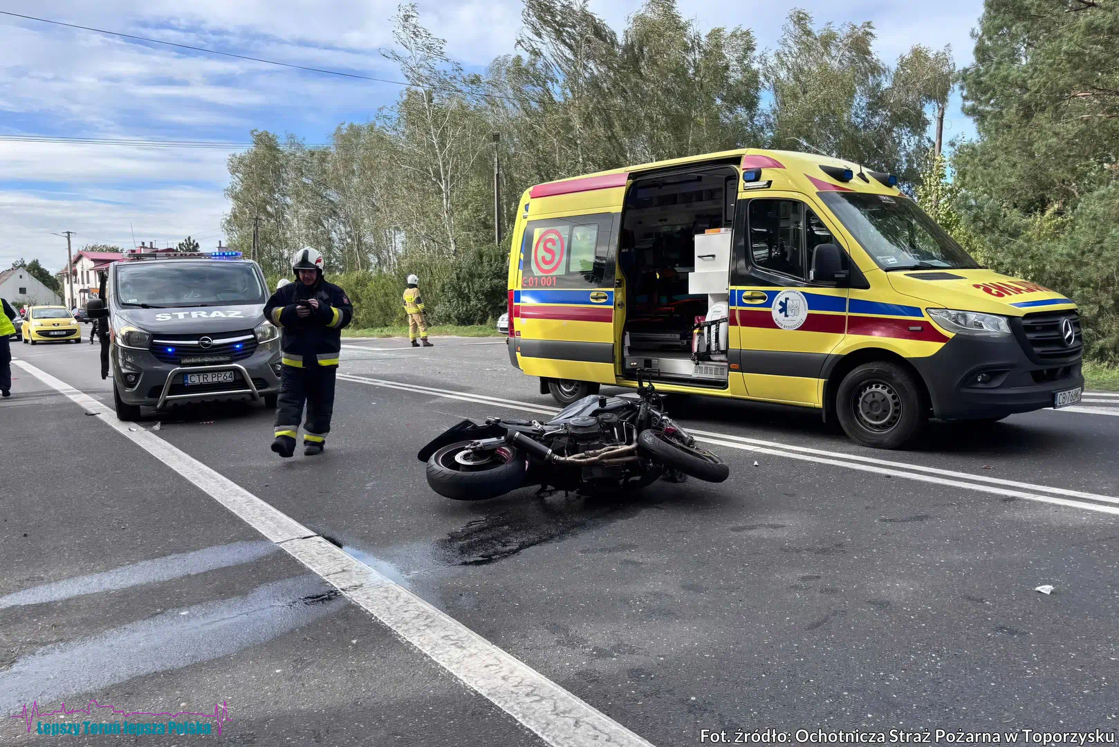 Wypadek Toporzysko wrzesień