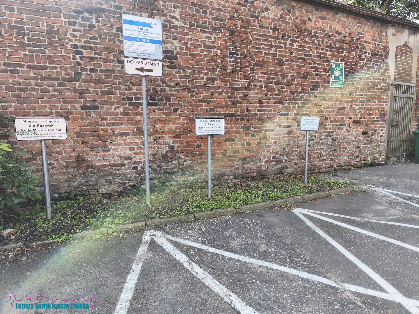 Bezpłatne miejsca parkingowe Toruń